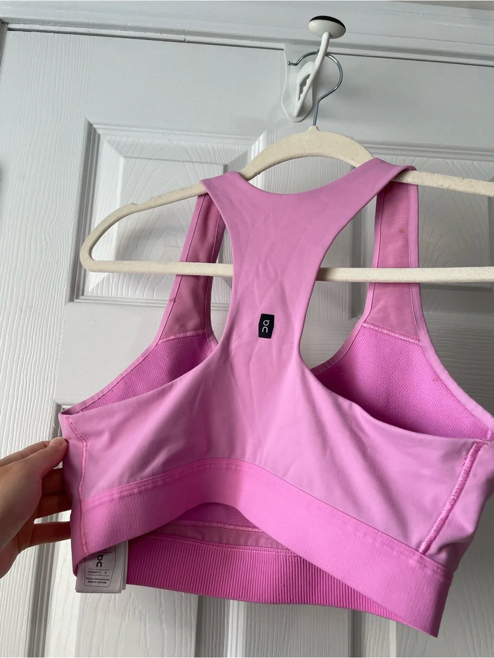 On Cloud set - Pink (Raspberry) - Studio Tights 7/8 (L) & matching bra (M) - GUC